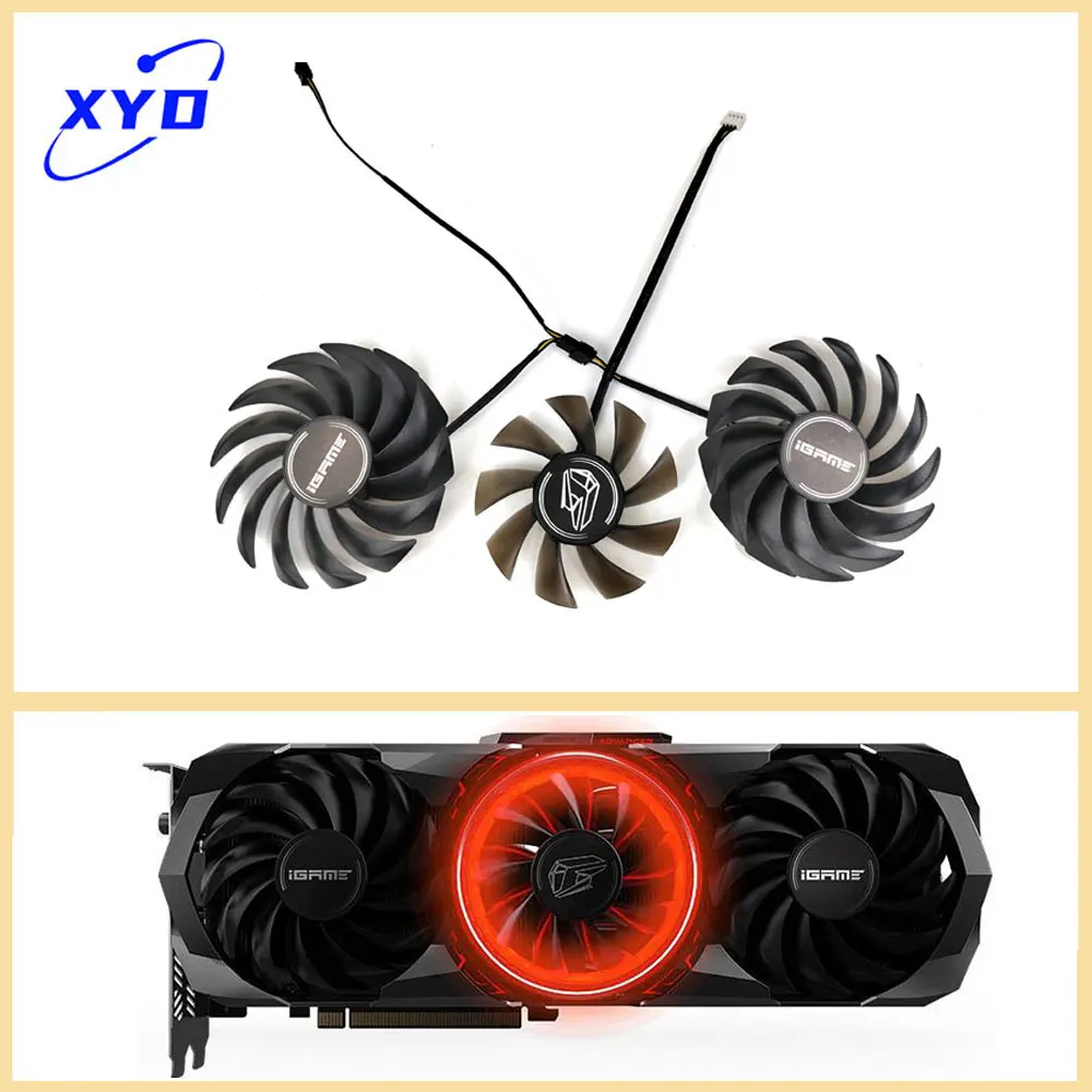 NEW PVA080E12R 90MM 75MM 4PIN RTX3080 RTX3070 RTX3090 GPU Fan For Colorful iGame RTX 3060 3070 3080 Ti 3090 Radiator Fan
NEW PVA080E12R 90MM 75MM 4PIN RTX3080 RTX3070 RTX3090 GPU Fan For Colorful iGame RTX 3060 3070 3080 Ti 3090 Radiator Fan