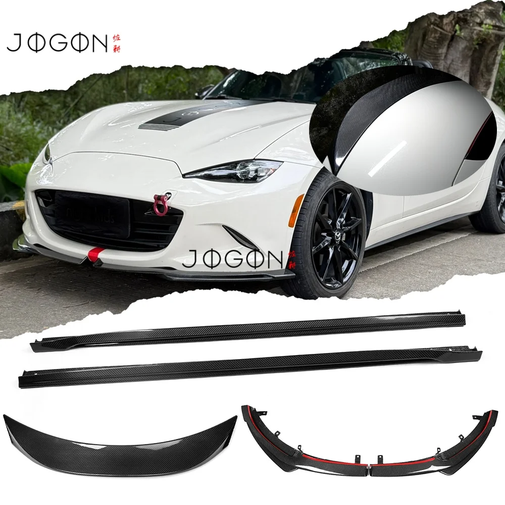 Carbon For Mazda MX-5 MX5 Miata 2016-2023 Car Front Bumper Splitter Lip Side Skirts Extension Rear Wing Spoiler Replacemetn Kits
Carbon For Mazda MX-5 MX5 Miata 2016-2023 Car Front Bumper Splitter Lip Side Skirts Extension Rear Wing Spoiler Replacemetn Kits