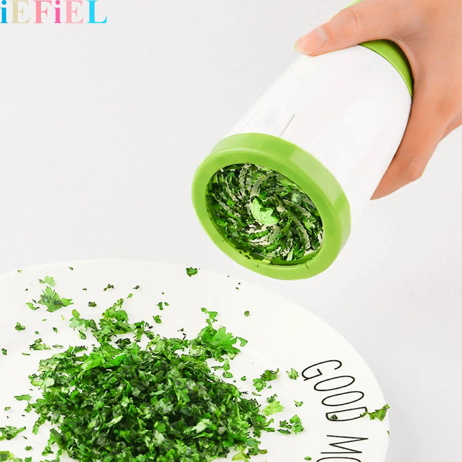 Stainless Steel Blades Manual Herb Grinder Herb Mill Chopper Cutter Mince for Garlic Cilantro And Seasonings for Kitchen Use
Stainless Steel Blades Manual Herb Grinder Herb Mill Chopper Cutter Mince for Garlic Cilantro And Seasonings for Kitchen Use