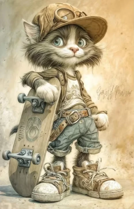 The Cat Playing Skateboard 500/1000/1200/2000 PCS Jigsaw Puzzles Family Activity Relaxing Games for Living Room Home Decor Gift
The Cat Playing Skateboard 500/1000/1200/2000 PCS Jigsaw Puzzles Family Activity Relaxing Games for Living Room Home Decor Gift