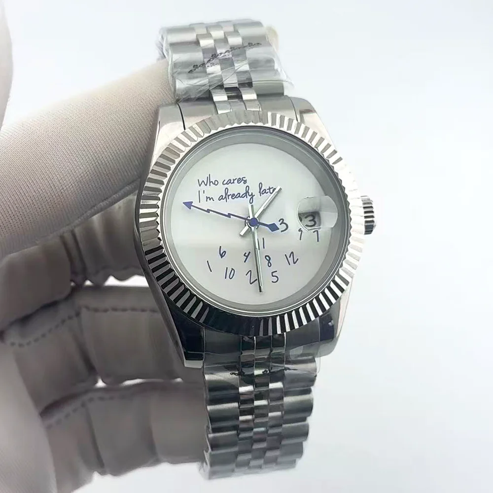 NH35 watch 36mm/39mm automatic movement mechanical watch 904L stainless steel sapphire glass waterproof watch high-quality watch
NH35 watch 36mm/39mm automatic movement mechanical watch 904L stainless steel sapphire glass waterproof watch high-quality watch