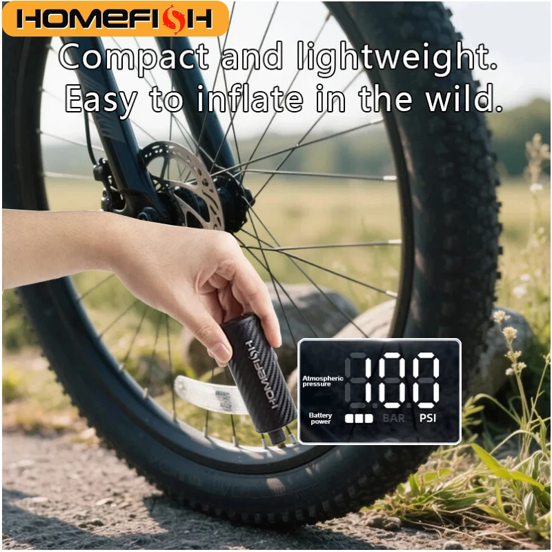 HOMEFISH Мини-насос Предупреждающая лампа для ночной езды, подходящая для надувания велосипедов, мотоциклов, воздушных шаров и шариков
HOMEFISH Мини-насос Предупреждающая лампа для ночной езды, подходящая для надувания велосипедов, мотоциклов, воздушных шаров и шариков