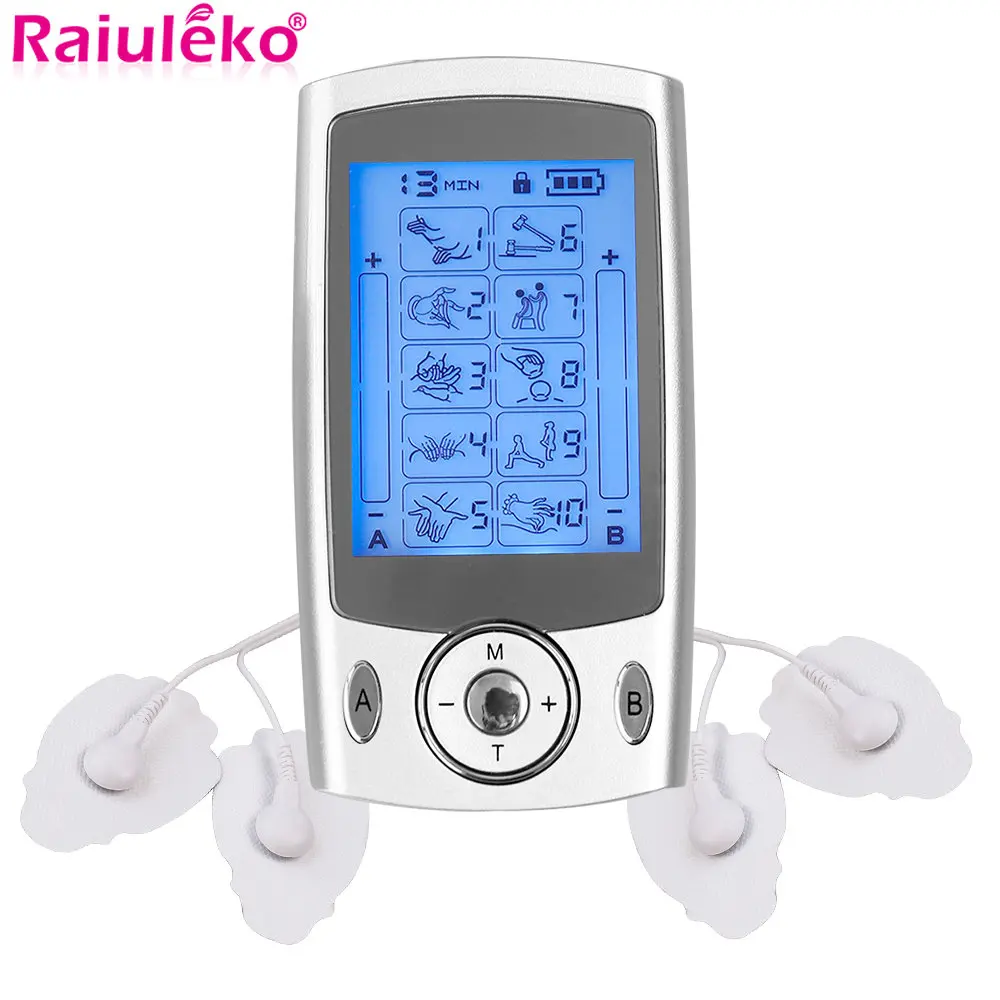 EMS Muscle Stimulator TENS Unit Digital Therapy Machine Low Frequency Massage Device Professional Body Pain Relief Relaxation
EMS Muscle Stimulator TENS Unit Digital Therapy Machine Low Frequency Massage Device Professional Body Pain Relief Relaxation