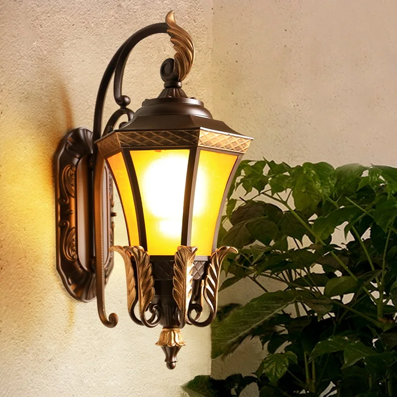 Outdoor Wall Lamp Europe Glass Lighting Waterproof Garden Villa Courtyard Gate Porch Sconce Retro Exterior Lighting Lanterns E27
Outdoor Wall Lamp Europe Glass Lighting Waterproof Garden Villa Courtyard Gate Porch Sconce Retro Exterior Lighting Lanterns E27