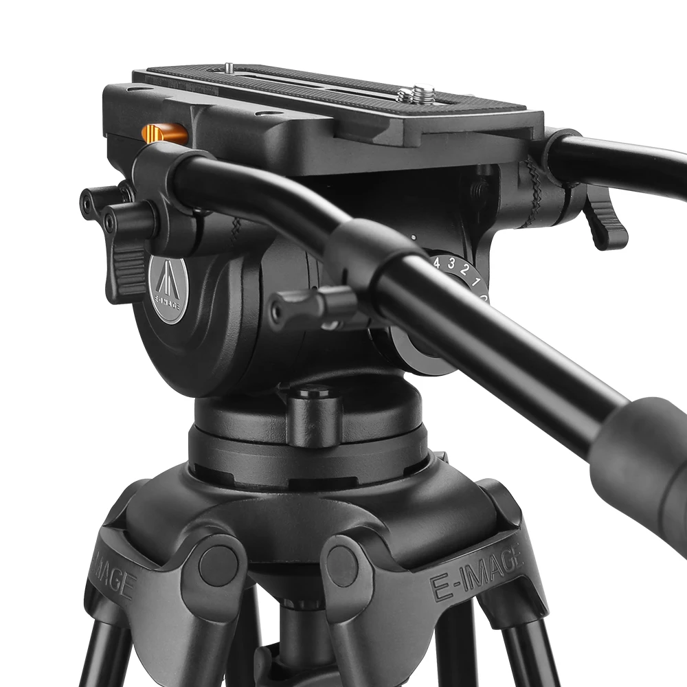 E-IMAGE GH20 Metal Heavy Duty Camera Tripod Fluid Fixed Pan And Tilt Drag Head With 100mm Bowl
E-IMAGE GH20 Metal Heavy Duty Camera Tripod Fluid Fixed Pan And Tilt Drag Head With 100mm Bowl