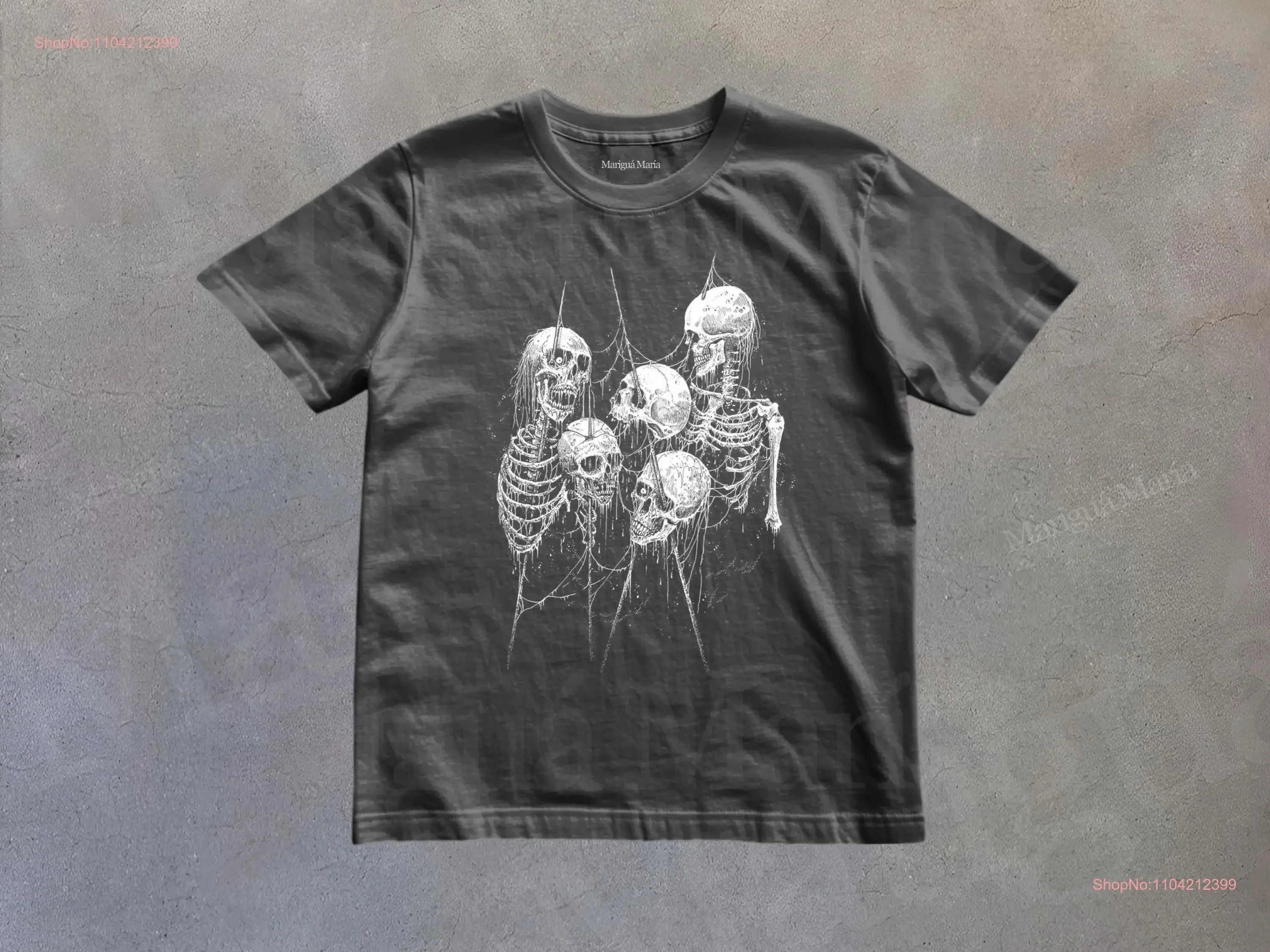 Creepy Skulls T Shirt Gothic Horror Skeleton Dark Halloween Top Grunge Scary Punk Metal Spooky Occult Clothing vintage Washed
Creepy Skulls T Shirt Gothic Horror Skeleton Dark Halloween Top Grunge Scary Punk Metal Spooky Occult Clothing vintage Washed