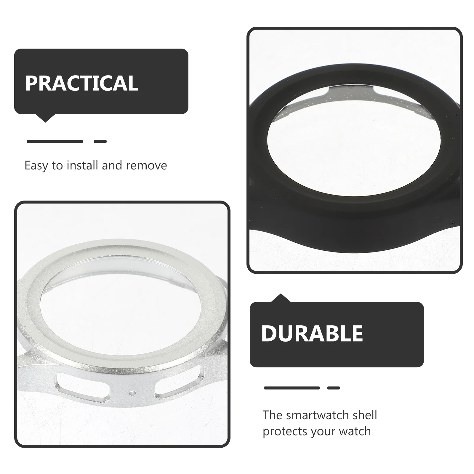 2Pcs Watch Protective Cover Scratch Resistant Watch Shell for Watch5 Pro Smartwatch Protective Case Smartwatch Shell
2Pcs Watch Protective Cover Scratch Resistant Watch Shell for Watch5 Pro Smartwatch Protective Case Smartwatch Shell