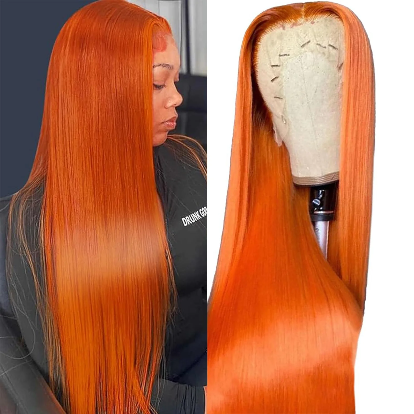 350 Ginger Orange Straight 13x6 Lace Front Wigs Human Hair 30 Inch 13x4 Transparent Lace Frontal Human Hair Wig For Women Choice
350 Ginger Orange Straight 13x6 Lace Front Wigs Human Hair 30 Inch 13x4 Transparent Lace Frontal Human Hair Wig For Women Choice
