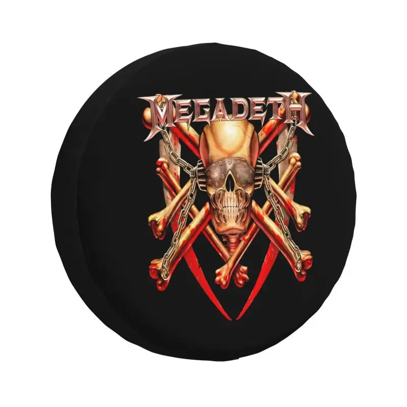 Custom Heavy Metal Rock Megadeths Skull Spare Wheel Cover for Jeep Mitsubishi Pajero 4WD RV Tire Protector 14" 15" 16" 17" Inch
Custom Heavy Metal Rock Megadeths Skull Spare Wheel Cover for Jeep Mitsubishi Pajero 4WD RV Tire Protector 14" 15" 16" 17" Inch
