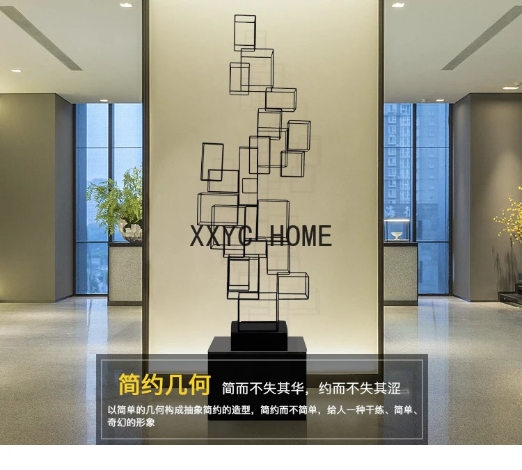 Modern Iron Hotel Aisle Office Floor Ornaments Sculpture Home Club Geometric Abstract Decorative Artwork
Modern Iron Hotel Aisle Office Floor Ornaments Sculpture Home Club Geometric Abstract Decorative Artwork