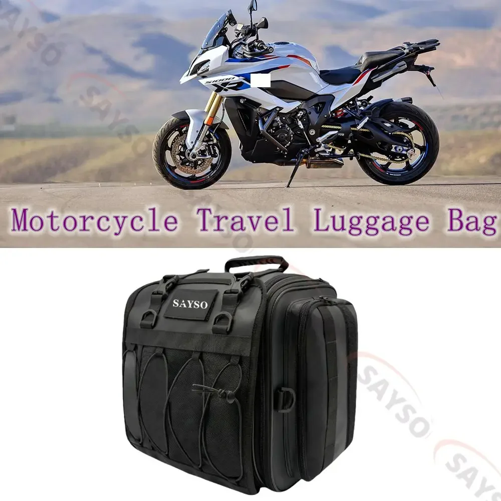 Nuevos accesorios para motocicleta, bolsas traseras impermeables de nailon negro, bolsas de asiento trasero, bolso de mano para
Nuevos accesorios para motocicleta, bolsas traseras impermeables de nailon negro, bolsas de asiento trasero, bolso de mano para