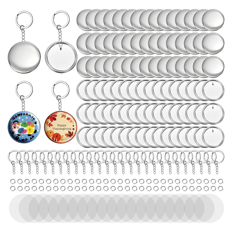 For Button Maker Keychain Supplies 100 Pack, 58 Mm/2.25 Inch Blank Metal Pins For Button Maker Machine Kit Badge
For Button Maker Keychain Supplies 100 Pack, 58 Mm/2.25 Inch Blank Metal Pins For Button Maker Machine Kit Badge