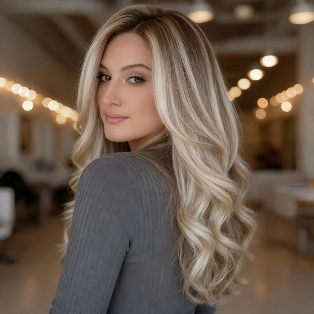 Glueless Highlight Blond Body Wave 100% Human Hair Wig 150 Density 13x4 Lace Front with Baby Hair Pre-Plucked Soft Hair Wig
Glueless Highlight Blond Body Wave 100% Human Hair Wig 150 Density 13x4 Lace Front with Baby Hair Pre-Plucked Soft Hair Wig