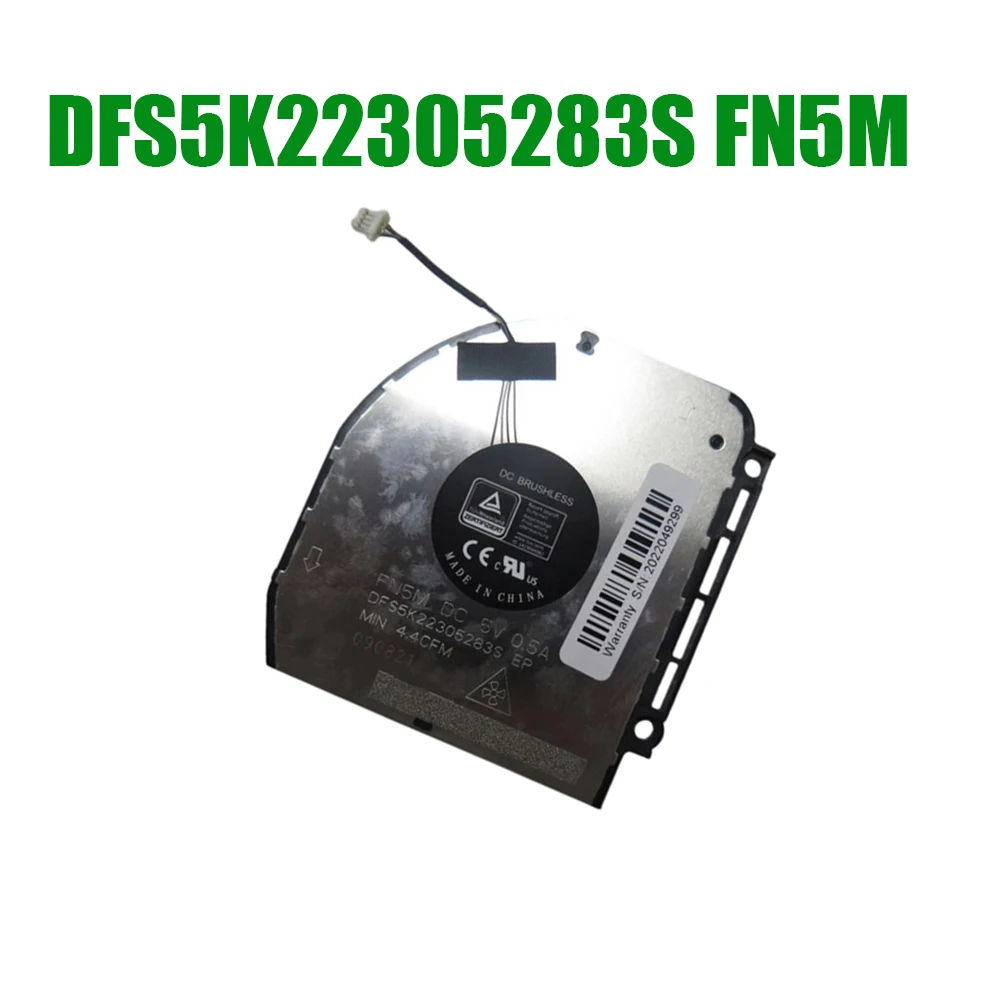 For DELL For Latitude 7420 DFS5K22305283S FN5M Compatible EG50040S1-CM60-S9A DC5V 0.5A 4PIN Laptop CPU Fan
For DELL For Latitude 7420 DFS5K22305283S FN5M Compatible EG50040S1-CM60-S9A DC5V 0.5A 4PIN Laptop CPU Fan