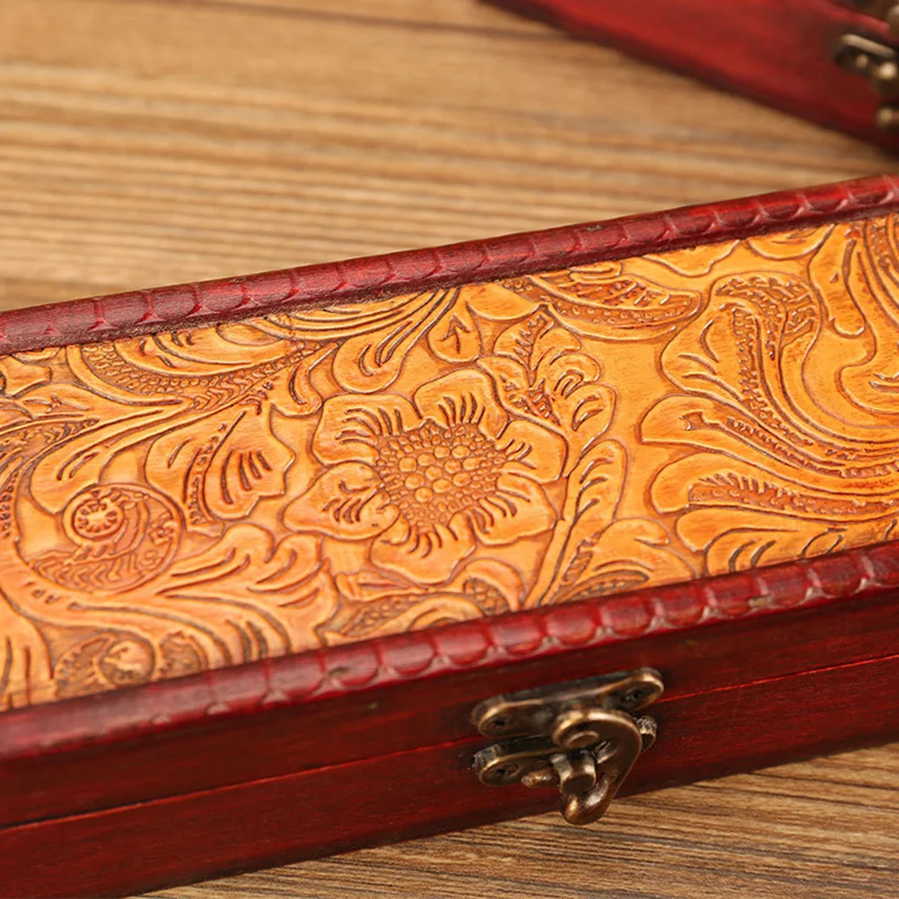 Vintage Wooden Hairpin Box Ancient Style Storage Container with Unique Print Design for Jewelry Candy Cosmetics Organizer Home
Vintage Wooden Hairpin Box Ancient Style Storage Container with Unique Print Design for Jewelry Candy Cosmetics Organizer Home