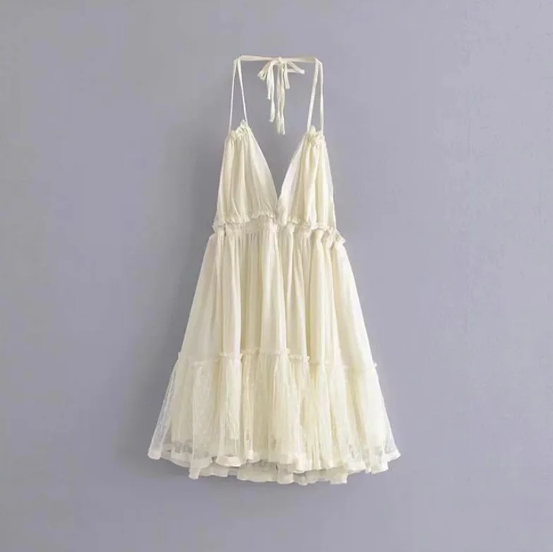 2026 Summer New Women's Dress Loose Suspender Backless A-line Skirt
2026 Summer New Women's Dress Loose Suspender Backless A-line Skirt