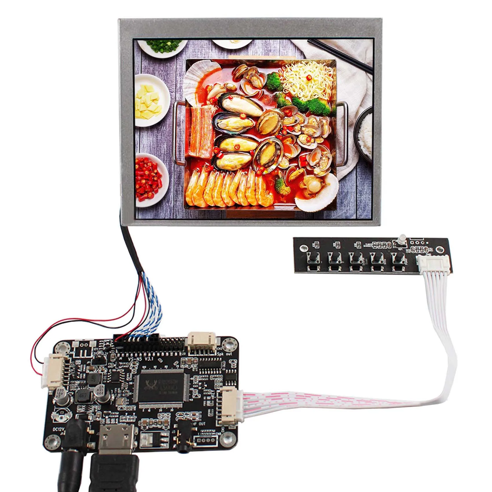 5.6inch AT056TN53 640X480 TFT-LCD Screen with HD-MI Audio LCD Controller Board For Industrial Display
5.6inch AT056TN53 640X480 TFT-LCD Screen with HD-MI Audio LCD Controller Board For Industrial Display