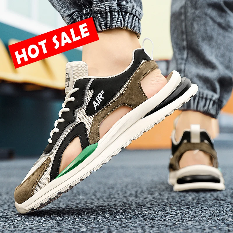 2025 New Men's Sandals Summer Outerwear Hollow Mesh Top Two-Use Outdoor Driving Sports Beach Shoes Breathable PVC Material
2025 New Men's Sandals Summer Outerwear Hollow Mesh Top Two-Use Outdoor Driving Sports Beach Shoes Breathable PVC Material
