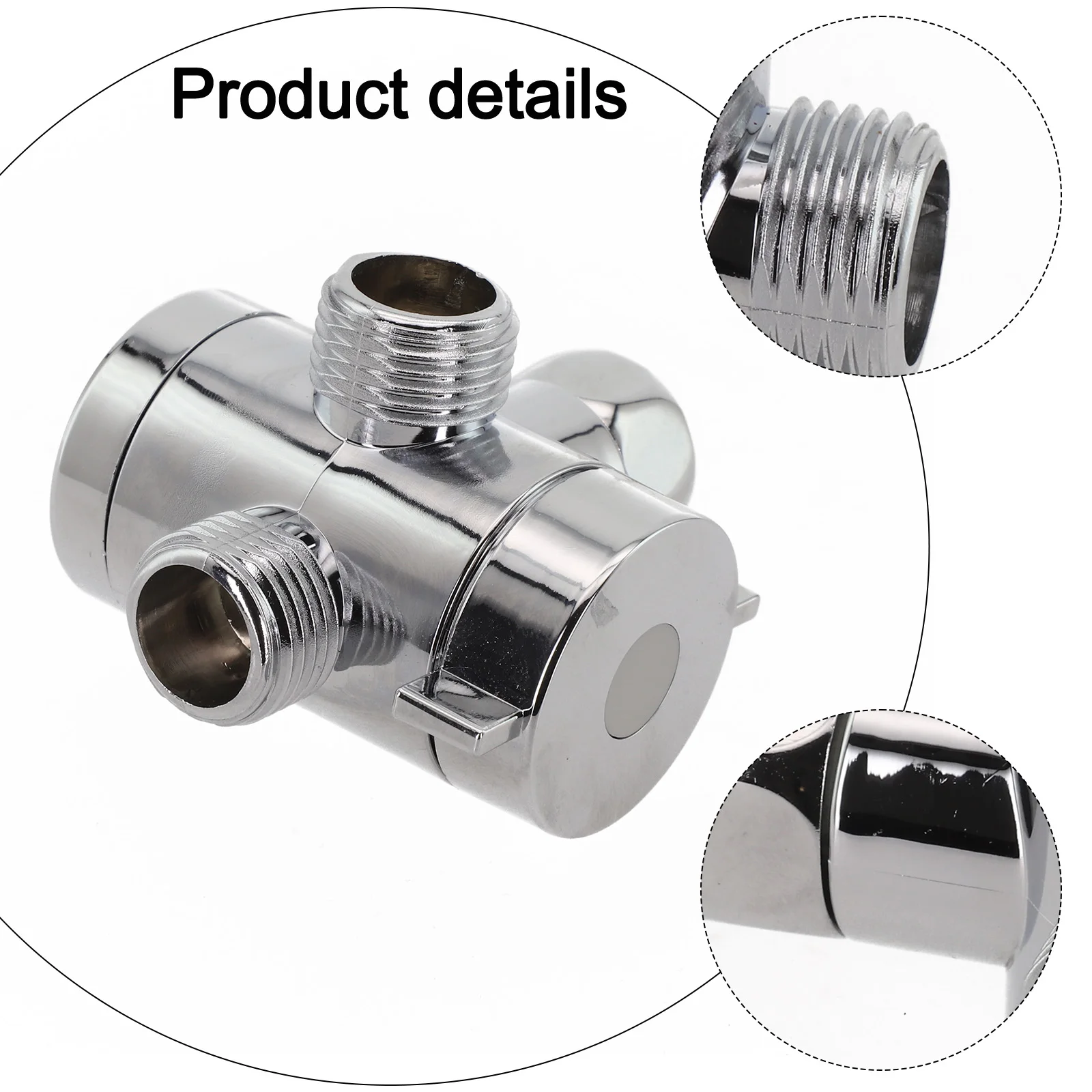 Shower Bracket Adjustable Valve T-Adapter Shower Shower Head T-Adapter Tap 1/2\\\\\\\" 3-Way Diverter Valve Fixtures
Shower Bracket Adjustable Valve T-Adapter Shower Shower Head T-Adapter Tap 1/2\\\\\\\" 3-Way Diverter Valve Fixtures