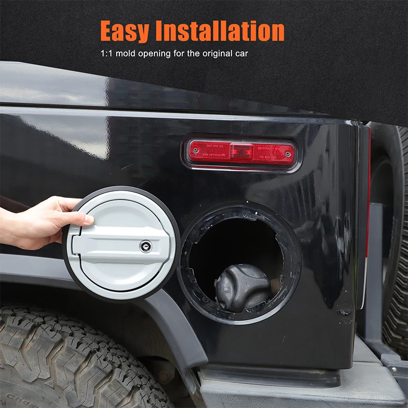 For Hummer H2 2003-2009 Automotive Fuel Tank Cover Anti theft Lock Cover ABS+Aluminum Alloy Silver Car Fuel Tank Accessories
For Hummer H2 2003-2009 Automotive Fuel Tank Cover Anti theft Lock Cover ABS+Aluminum Alloy Silver Car Fuel Tank Accessories