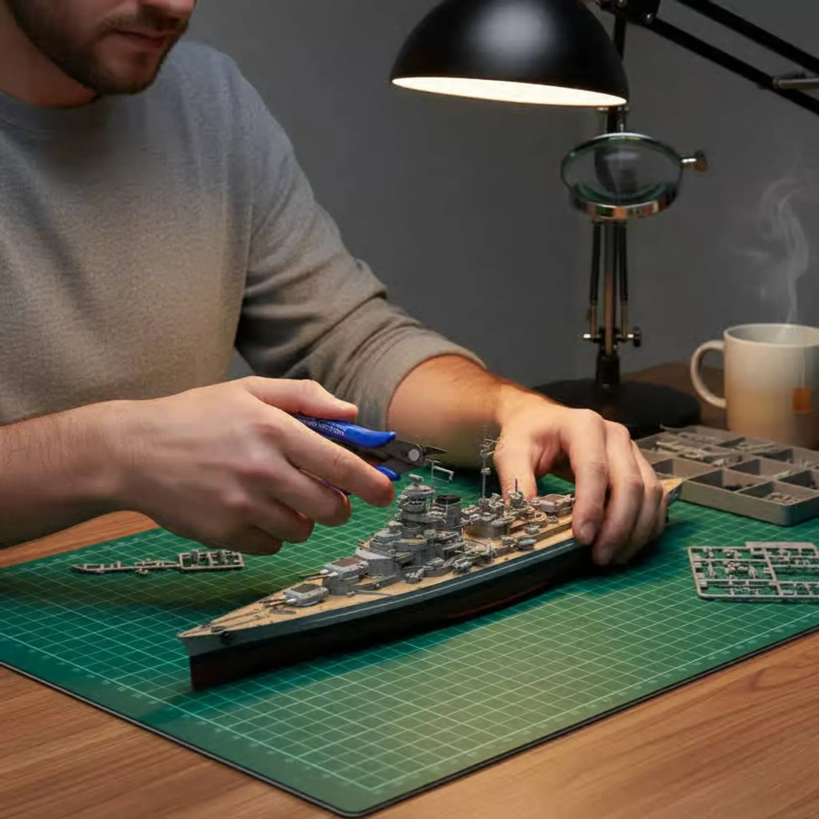 1:700 Warship Model Pre-Colored Parts Plastic Warship Assembly Kit Glue-No-Glue Naval Ship Model Highly Detailed for Collectors
1:700 Warship Model Pre-Colored Parts Plastic Warship Assembly Kit Glue-No-Glue Naval Ship Model Highly Detailed for Collectors