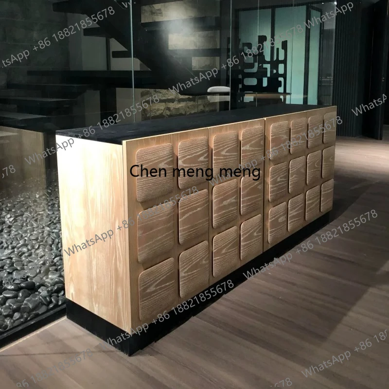 Medieval style solid wood dining side cabinet, retro log, quiet wind entrance decorative storage side cabinet
Medieval style solid wood dining side cabinet, retro log, quiet wind entrance decorative storage side cabinet