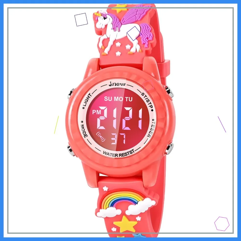 3D Cartoon Waterproof Kids Watch with Alarm - Fun Toy Gift for Girls Ages 3-10
3D Cartoon Waterproof Kids Watch with Alarm - Fun Toy Gift for Girls Ages 3-10