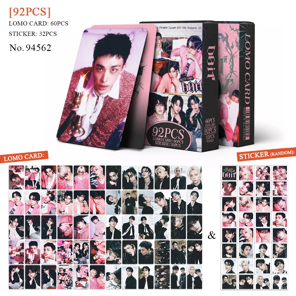 SKZOO Stray Kids 92 Pack New Edition "DO IT" Flash Card and LOMO Card, SKZ Fan Collection, Fan Belonging Interactivity
SKZOO Stray Kids 92 Pack New Edition "DO IT" Flash Card and LOMO Card, SKZ Fan Collection, Fan Belonging Interactivity