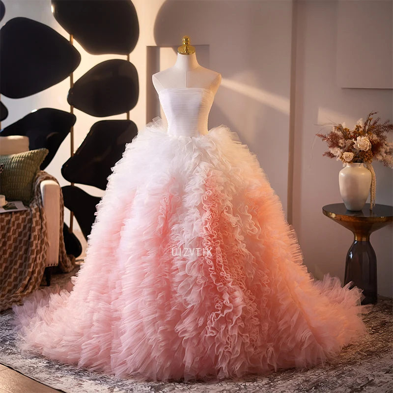 Розовое роскошное тюлевое многоярусное вечернее платье женское без бретелек корейское свадебное платье для фотосессии на заказ милые платья для выпускного вечера
Розовое роскошное тюлевое многоярусное вечернее платье женское без бретелек корейское свадебное платье для фотосессии на заказ милые платья для выпускного вечера