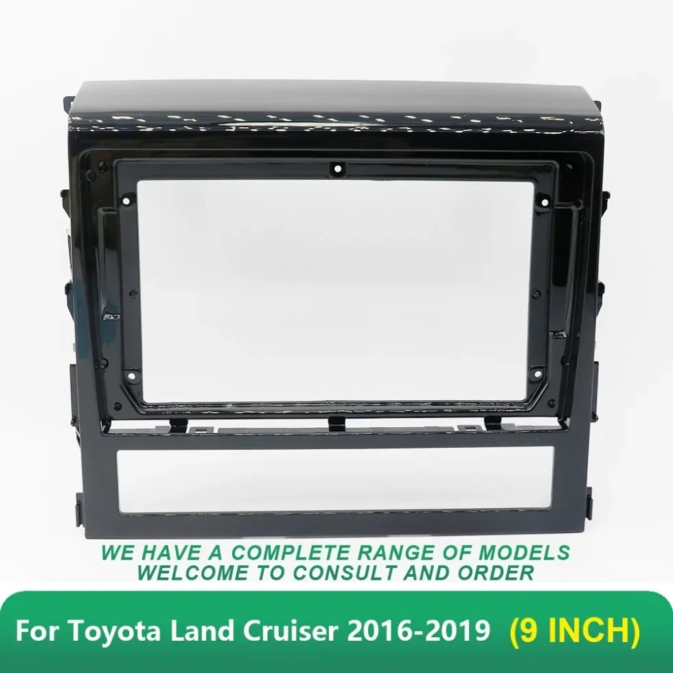 Car Audio Fascia Frame 9 Inch Adapter Canbus Box Decoder for Toyota Land Cruiser 200 LC200 Android Radio Dash Fitting Panel Kit
Car Audio Fascia Frame 9 Inch Adapter Canbus Box Decoder for Toyota Land Cruiser 200 LC200 Android Radio Dash Fitting Panel Kit