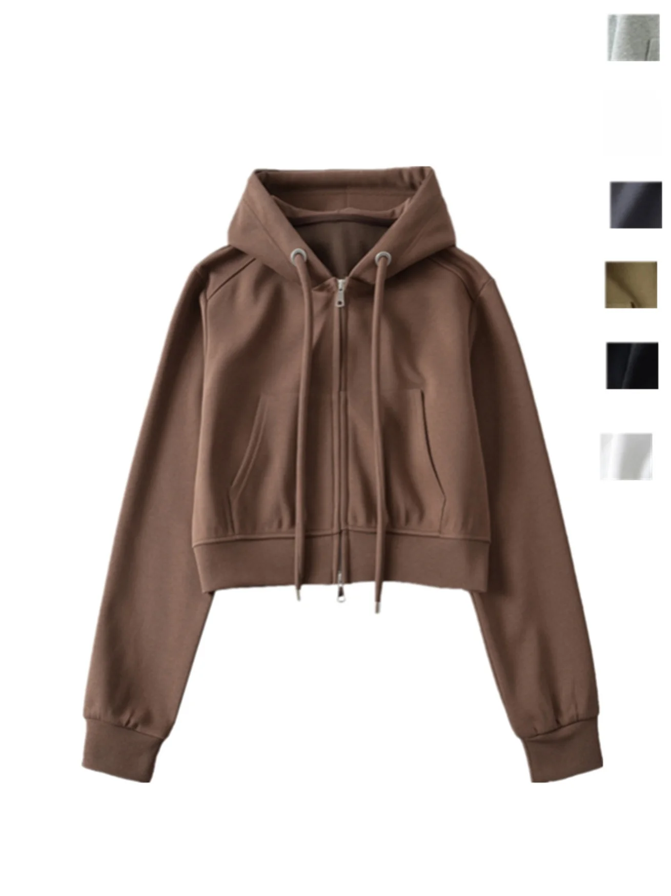 American Sle Loose Fit Zipper Hoodie Women's ort Coat Casual Street Wear ket Design Autumn Winter Outerwear
American Sle Loose Fit Zipper Hoodie Women's ort Coat Casual Street Wear ket Design Autumn Winter Outerwear