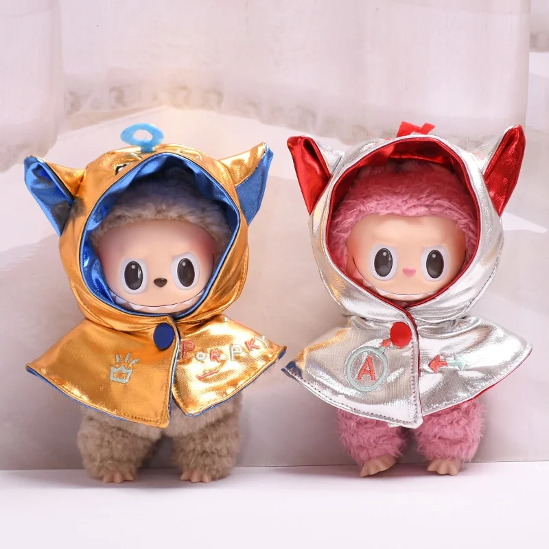 Labubu 17Cm Doll Clothes Halloween Funny Hooded Shiny Metallic Cape Cloak For Blind Box Hanging Pendant Doll Clothing Accessory
Labubu 17Cm Doll Clothes Halloween Funny Hooded Shiny Metallic Cape Cloak For Blind Box Hanging Pendant Doll Clothing Accessory