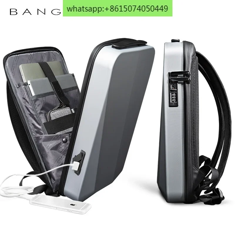 BANGE new business backpack' men's plastic hard case computer bag men's backpack; waterproof usb backpack
BANGE new business backpack' men's plastic hard case computer bag men's backpack; waterproof usb backpack