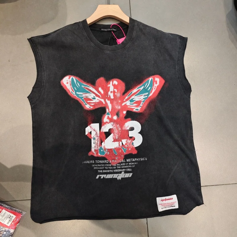 Мужская винтажная футболка без рукавов с графическим принтом RRR123, оверсайз, в стиле хип-хоп, уличная мода, повседневный топ
Мужская винтажная футболка без рукавов с графическим принтом RRR123, оверсайз, в стиле хип-хоп, уличная мода, повседневный топ