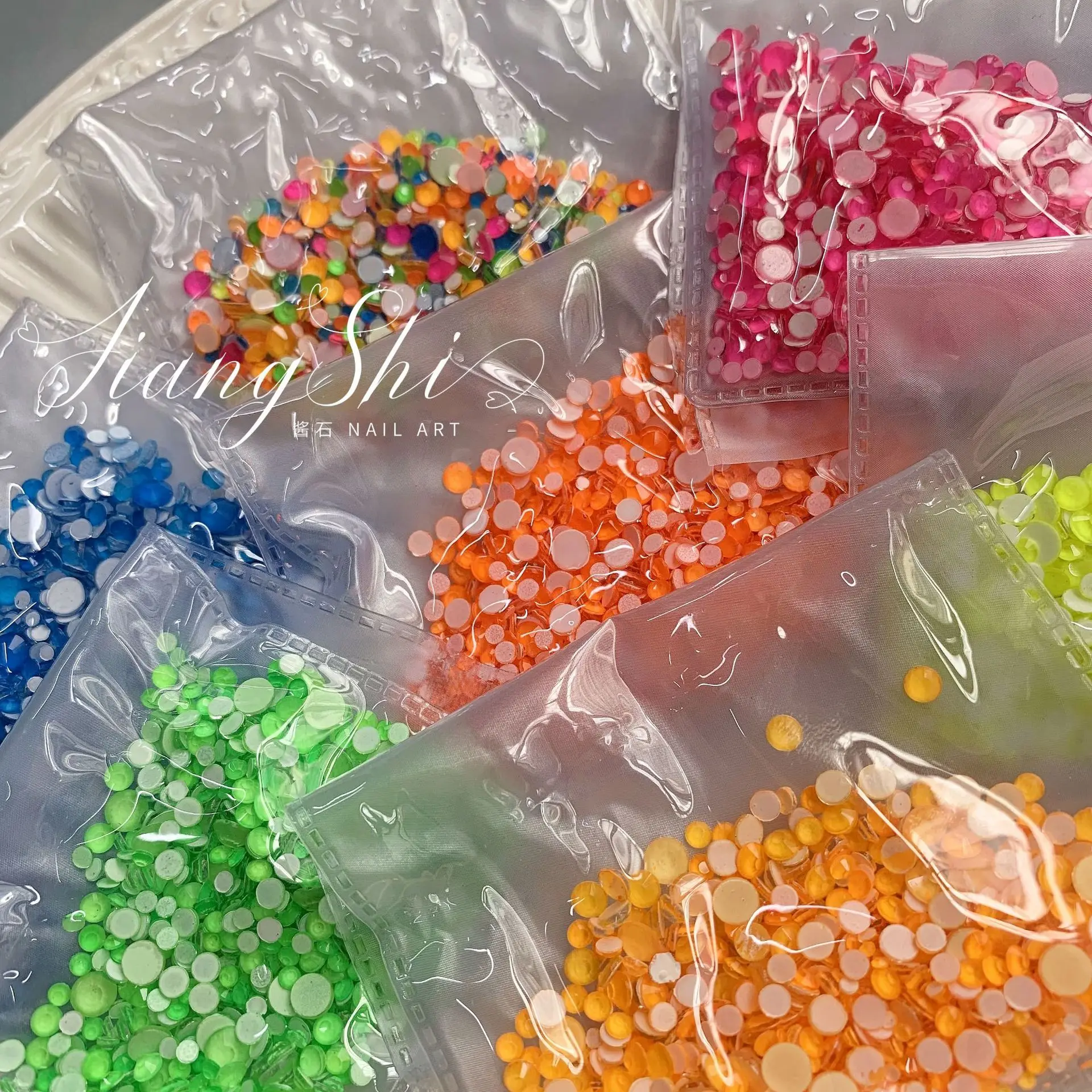 1440pcs/bag Macaroon Color Multi Size Flat Back Rhinestone Summer Bright Nail Accessories Pretty Fashionable Nail Decoration
1440pcs/bag Macaroon Color Multi Size Flat Back Rhinestone Summer Bright Nail Accessories Pretty Fashionable Nail Decoration