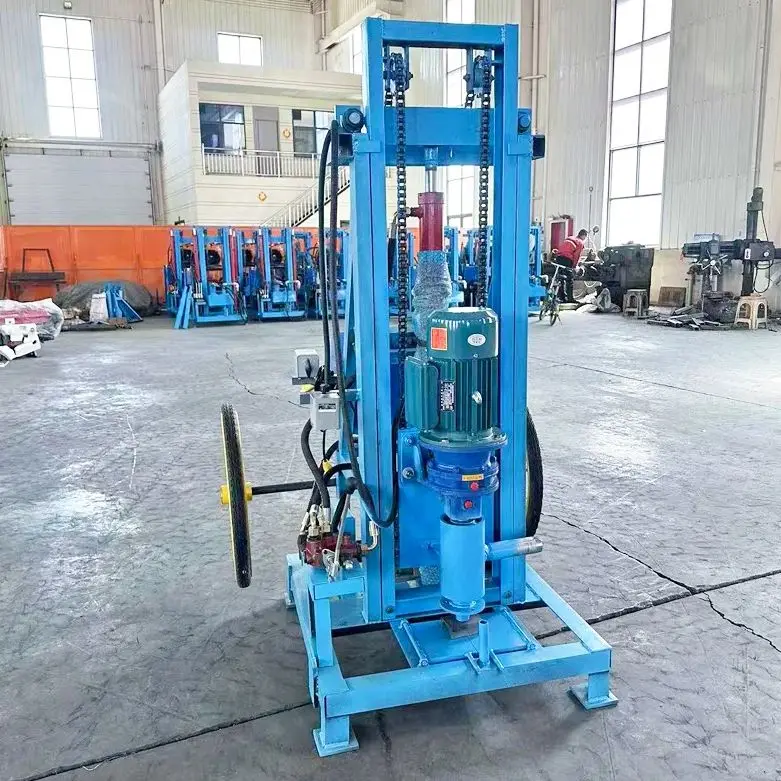 Customized Lightweight Hydraulic Water Well Drilling Rig Mini Portable 150m Electric Home Hot Selling
Customized Lightweight Hydraulic Water Well Drilling Rig Mini Portable 150m Electric Home Hot Selling