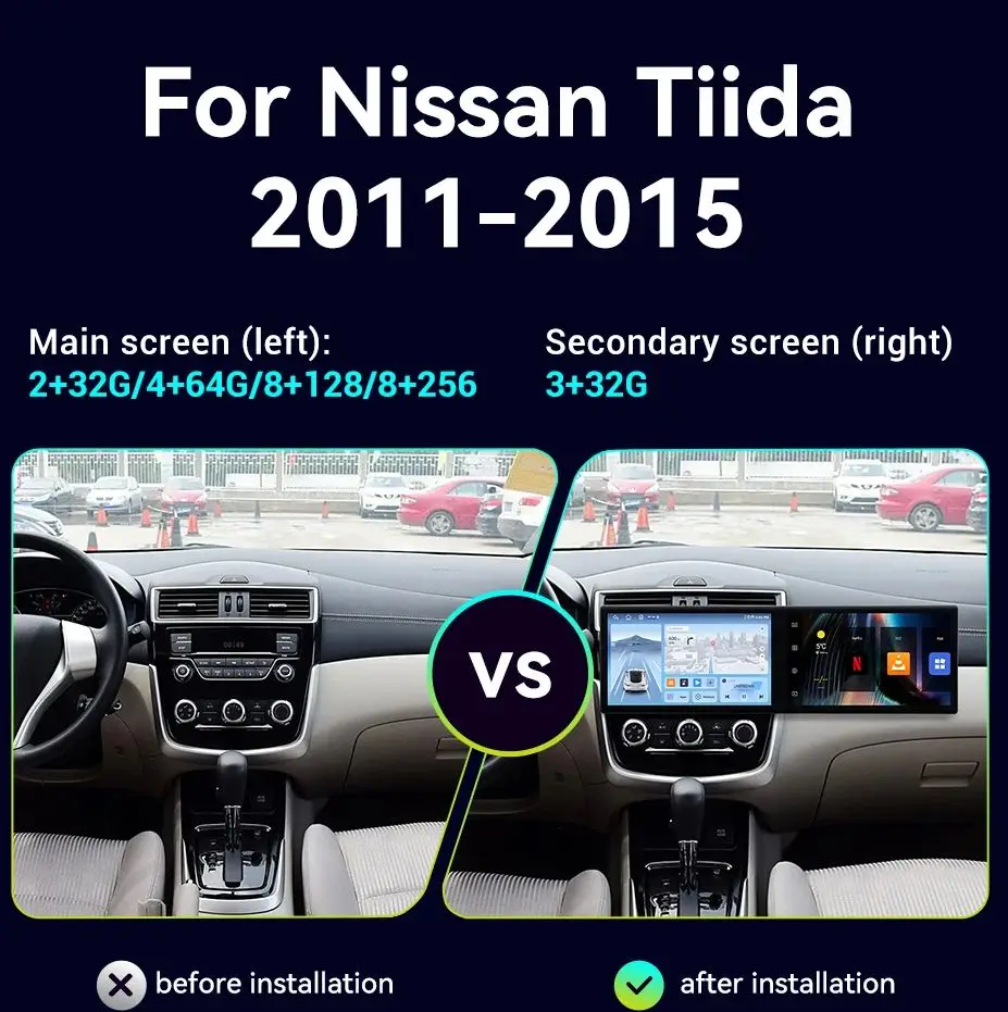 11.5 Inch HD Screen Android 14 Car Radio For Nissan Tiida 2011-2015 Carplay GPS Multimedia Player Auto Stereo Radio Head Unit
11.5 Inch HD Screen Android 14 Car Radio For Nissan Tiida 2011-2015 Carplay GPS Multimedia Player Auto Stereo Radio Head Unit