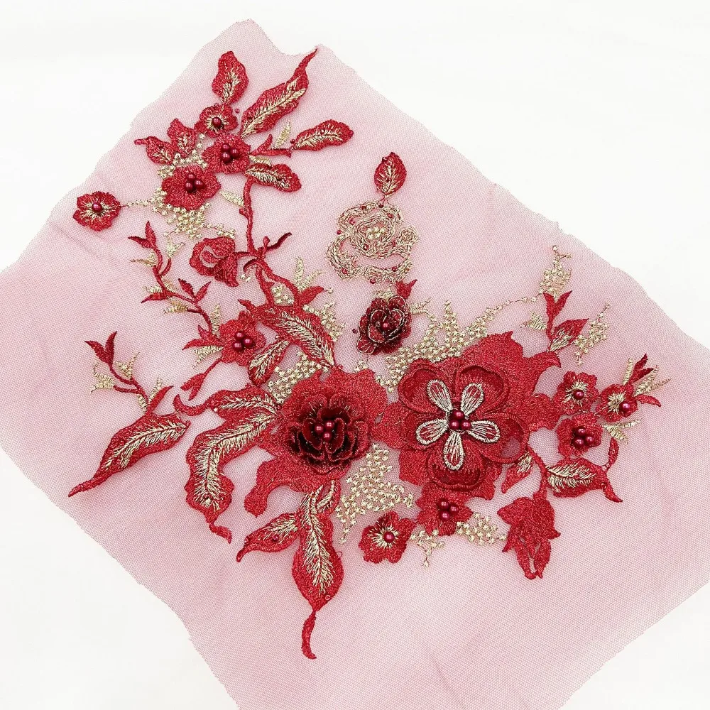 3D Flowers 3D Embroidered Patches Colorful Sequined Flower Lace Sewing On Patches Elegant Multi-functional Beaded Lace Applique
3D Flowers 3D Embroidered Patches Colorful Sequined Flower Lace Sewing On Patches Elegant Multi-functional Beaded Lace Applique