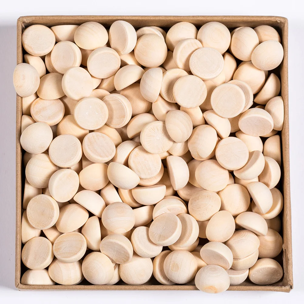 200 Pcs Half Round Wooden Beads Natural Craft Supplies DIY Jewelry Making Unfinished Wood Balls Home Decoration
200 Pcs Half Round Wooden Beads Natural Craft Supplies DIY Jewelry Making Unfinished Wood Balls Home Decoration