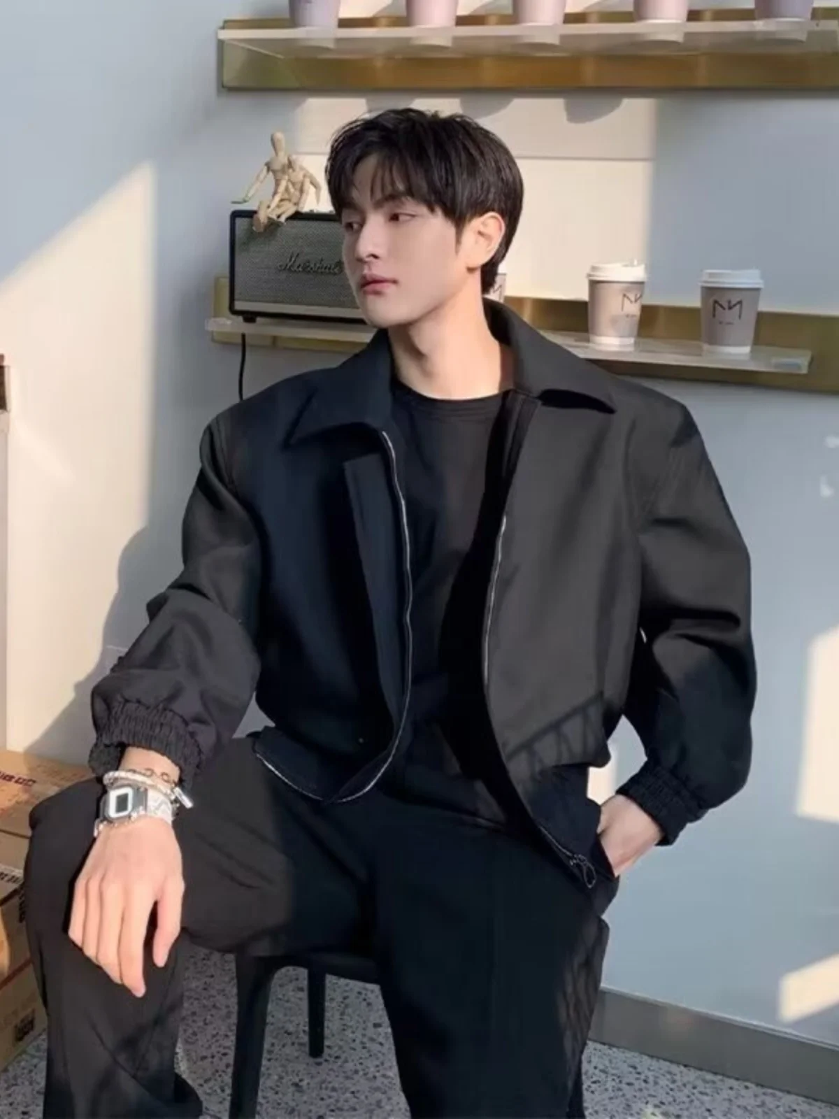 Bla Pilot ort Jaet Men's Spring Autumn American High Street Cool Adstrative Baseball orm Loose Fit Youth Faion
Bla Pilot ort Jaet Men's Spring Autumn American High Street Cool Adstrative Baseball orm Loose Fit Youth Faion