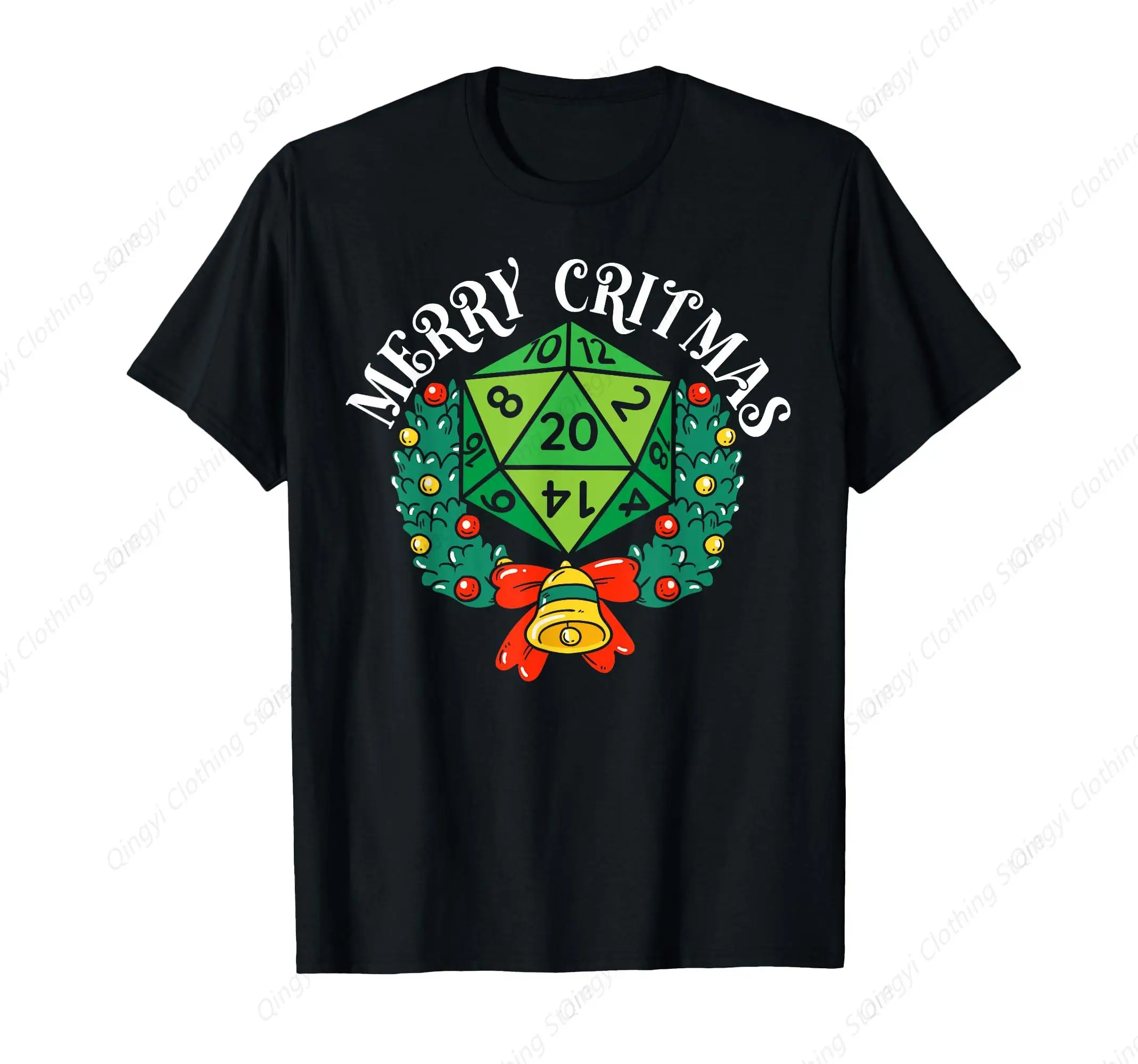 Merry Critmas RPG Gaming D20 Games Funny RPG Gamer T-Shirt
Merry Critmas RPG Gaming D20 Games Funny RPG Gamer T-Shirt