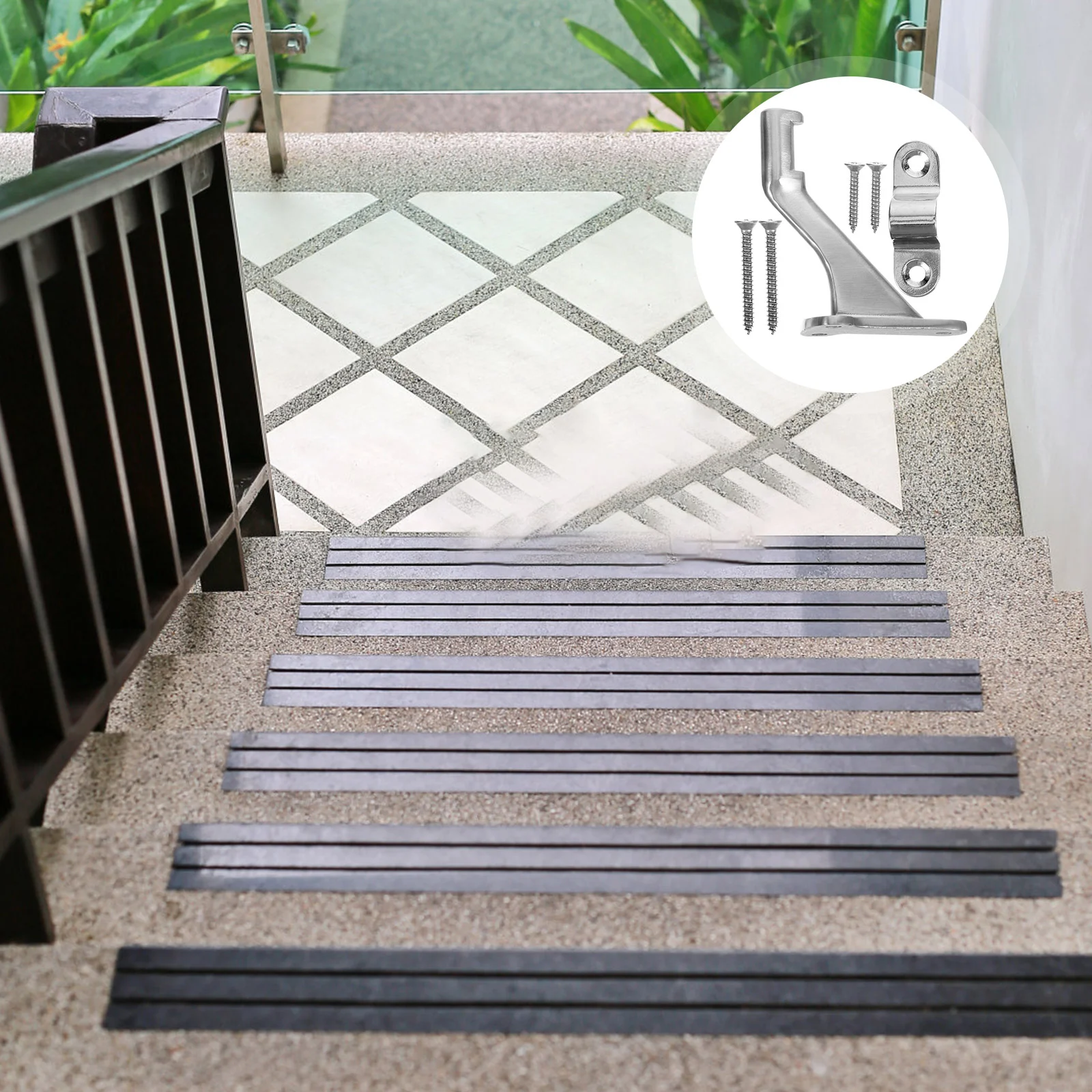 Staircase Handrail Bracket Stairs Rods Rails Stairway Brackets Metal Railing Indoor
Staircase Handrail Bracket Stairs Rods Rails Stairway Brackets Metal Railing Indoor