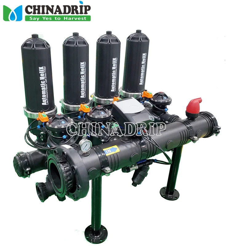 3 Inch 4 Unit Agricultural Irrigation Automatic Back Flushing Self Cleaning Water Filter System for Drip Irrigation
3 Inch 4 Unit Agricultural Irrigation Automatic Back Flushing Self Cleaning Water Filter System for Drip Irrigation