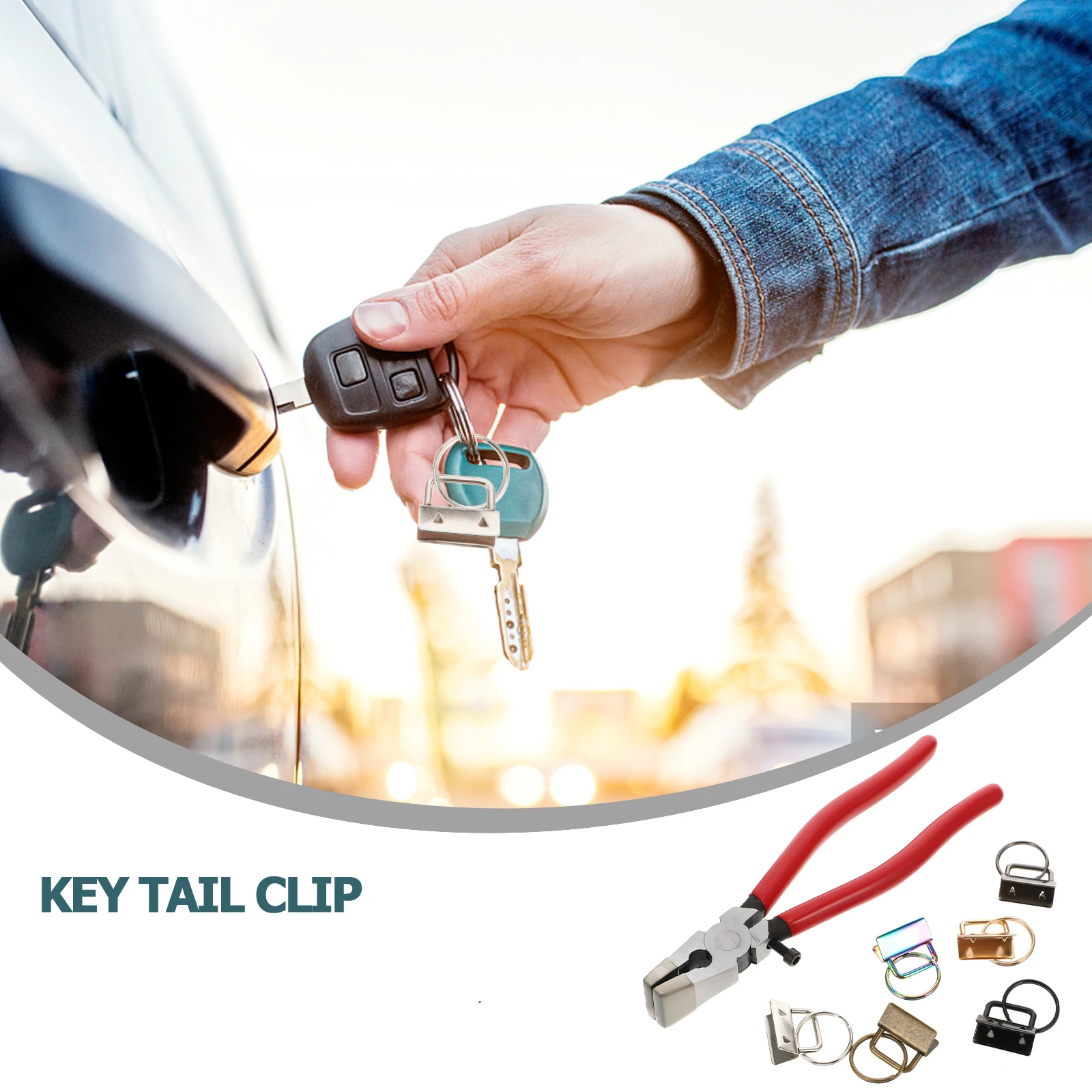 50pcs Tail Clip Keychain Fob Wristlet Lanyard Key Ring Pliers Wristband Clamp Carbon Steel Jewelry Accessories DIY
50pcs Tail Clip Keychain Fob Wristlet Lanyard Key Ring Pliers Wristband Clamp Carbon Steel Jewelry Accessories DIY