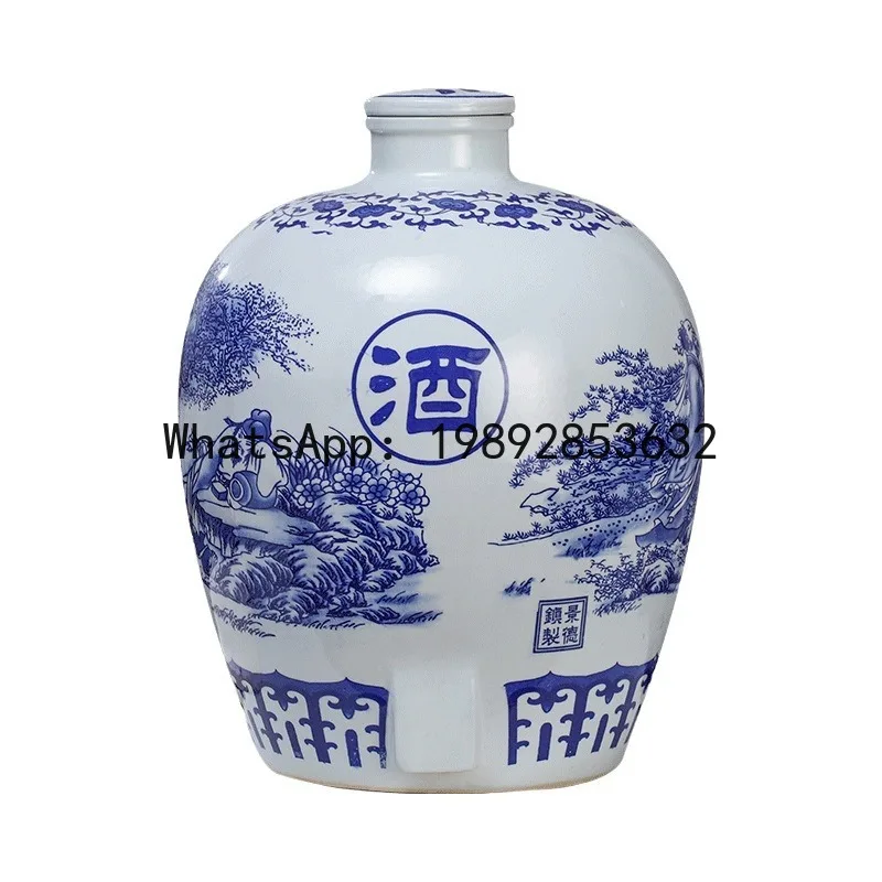 PYJ Jingdezhen ceramic wine jar empty wine tank sealed wine jar
PYJ Jingdezhen ceramic wine jar empty wine tank sealed wine jar