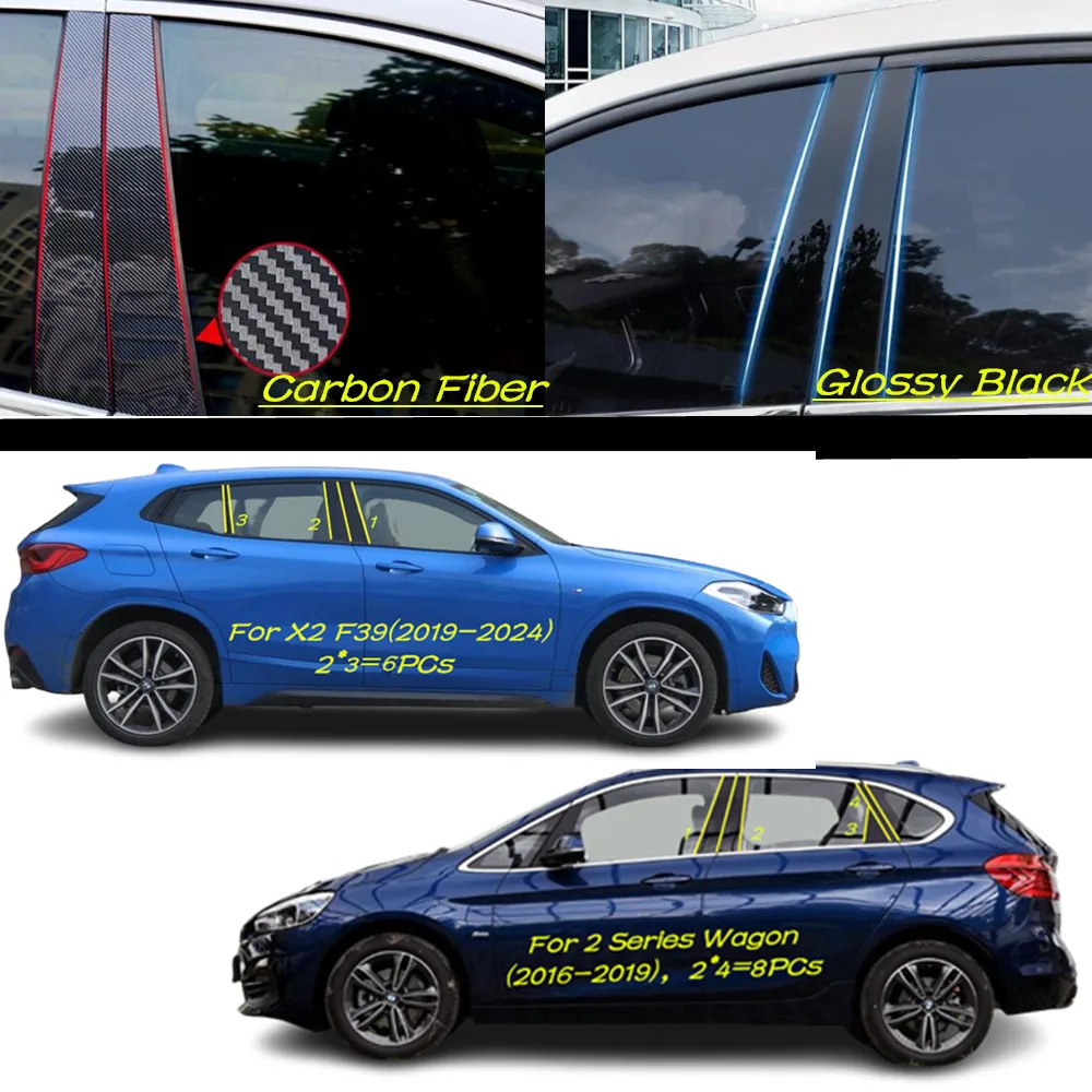 PC Material Pillar Post Cover Door Trim Window Molding Sticker Accessories For BMW 2 Series(2016-2019)/X2 F39 XDrive 2018-2024
PC Material Pillar Post Cover Door Trim Window Molding Sticker Accessories For BMW 2 Series(2016-2019)/X2 F39 XDrive 2018-2024