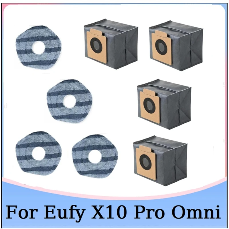 Для Eufy X10 Pro Omni робот-пылесос, запасные части, мешок для пыли, моющаяся ткань для швабры
Для Eufy X10 Pro Omni робот-пылесос, запасные части, мешок для пыли, моющаяся ткань для швабры