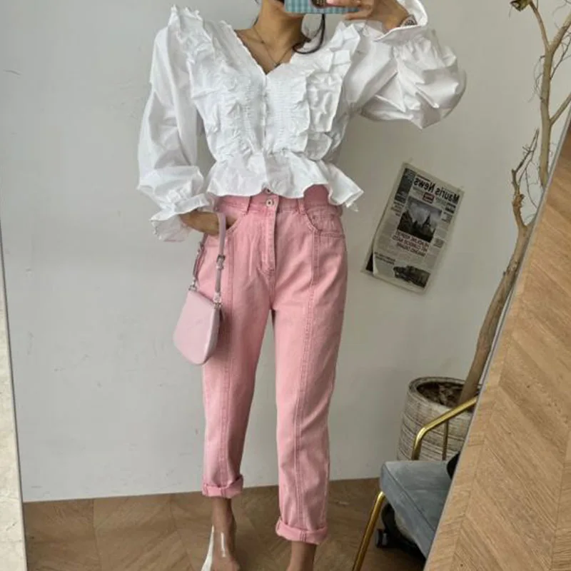 High Waist Chic Summer Vintage Casual ket Design Denim Capri Pants Women's Double Button Slim Fit Jeans Casual Long Pants
High Waist Chic Summer Vintage Casual ket Design Denim Capri Pants Women's Double Button Slim Fit Jeans Casual Long Pants