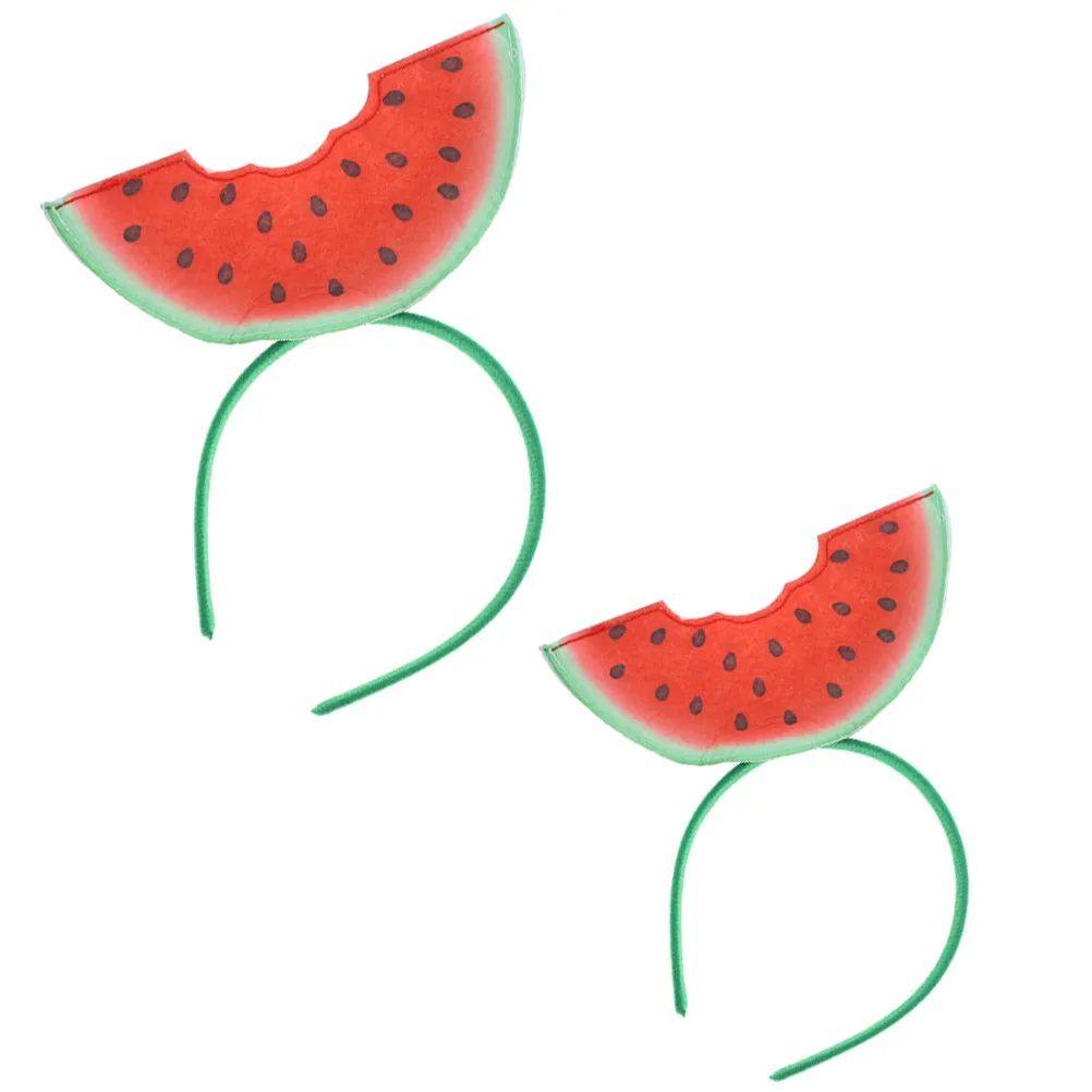 2Pcs Watermelon Headbands 3D Fruit Design Lightweight Summer Hair Accessories Party Headpiece Cute Hairbands for Women
2Pcs Watermelon Headbands 3D Fruit Design Lightweight Summer Hair Accessories Party Headpiece Cute Hairbands for Women