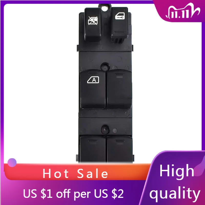 Power Window Control Switch For Nissan Navara D40 2005 2006 2007 2008 2009 2010 2011 2012 2013 2014 2015
Power Window Control Switch For Nissan Navara D40 2005 2006 2007 2008 2009 2010 2011 2012 2013 2014 2015